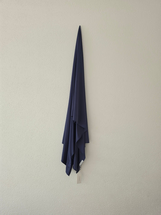 Navy Blue X Liquid Jersey Scarf