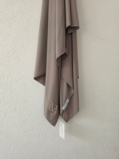 Terracotta Shine X Liquid Jersey Scarf