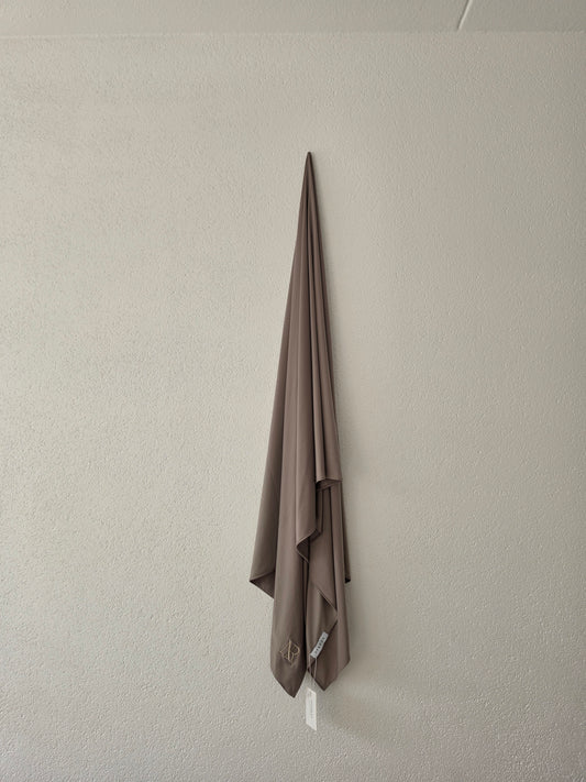 Terracotta Shine X Liquid Jersey Scarf