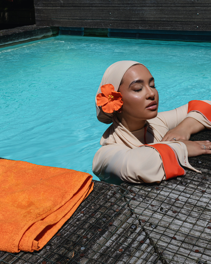 Shortline Nooray Signature Swimsuit – Beige Short Edition